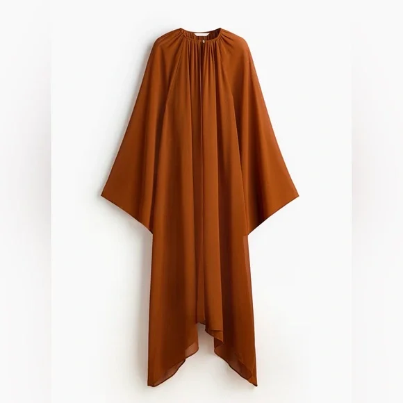 H&M limited edition gathered chiffon kaftan - Picture 3 of 3